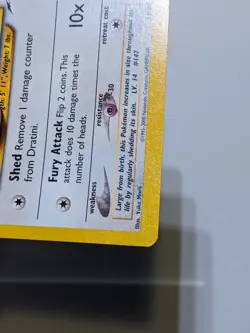 Dratini 63/105 1st Edition Common Neo Destiny Pokemon WOTC YUKA MORII - NM - Image 4