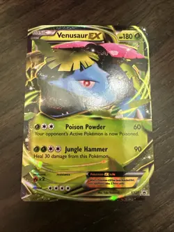 Pokemon TCG Venusaur EX XY28 XY Black Star Promos Ultra Rare Holo 2014 LP+ - Image 1