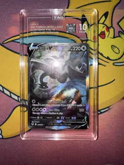 Pokemon Lugia V Silver Tempest Full Alt Art #186 TAG 10 Gem Mint - Image 1