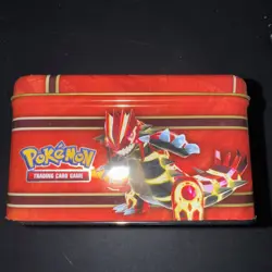 Genuine EMPTY 2014 Pokemon Kyogre & Groudon Lunch box | Pokemon Tin (Like New) - Image 5