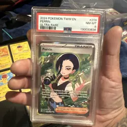 Perrin 209/167 Twilight Masquerade Full Art PSA 8 NM-M Pokemon TCG - Image 3