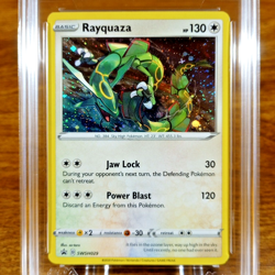 Pokemon Sword & Shield Black Star Promo Rayquaza SWSH029 AGS Legendary 10 2020 - Image 2