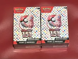 (Lot of 2) Pokemon Scarlet & Violet 151 Booster Bundle Sealed Bundles - Image 1