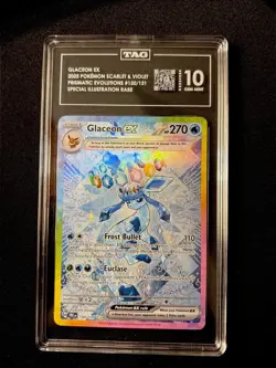 Pokemon TCG Glaceon EX 150/131 TAG 10 - Image 1