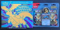 Pokemon Ascended Heroes ETB Elite Trainer Box + Larry's Komala Blister pack - Image 1
