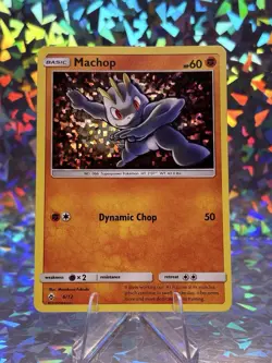 Machop 006/012 McDonald's 2018 Promo Holo Rare Pokemon TCG LP - Image 1