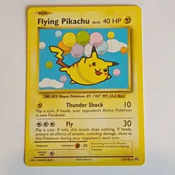 Pokemon Flying Pikachu Secret Rare Evolutions 110/108 2016 - Image 1