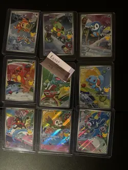 pokemon first partner illustration collection Full Set All 3 Generations - Image 1