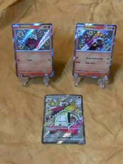 Shiny Skeledirge - Crocalor - Fuecoco - SVP 079 080 081 - Pokemon TCG Promo - Image 1