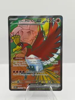 Pokemon Ethan's Ho-Oh EX 209/182 Destined Rivals TCG Ultra Rare Full Art HP-230 - Image 1