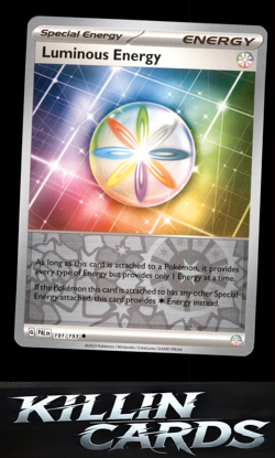 Reverse Holofoil Luminous Energy 191/193 Pokemon Uncommon SV02: Paldea Evolved C - Image 1