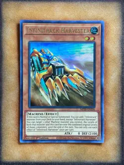 Yugioh Infinitrack Harvester MP20-EN206 Ultra Rare 1st Ed NM - Image 1