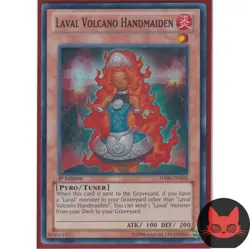 Yugioh Laval Volcano Handmaiden HA06-EN002 Super Rare 1st Edition NM - Image 1
