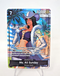 One Piece The Azure Sea’s Seven Ms. All Sunday Alt Art OP14-084 English Robin - Image 1
