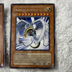 Winged Kuriboh LV10 (DP1-EN006) Fairy/Effect Card Lot x2 English DP1 - Image 3