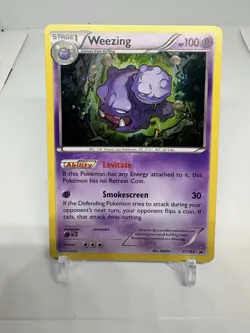 Pokemon TCG Weezing Holo Rare Black Star Promo Card XY163 - Image 1