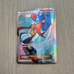 Pokemon Skyla 122/122 Ultra Rare Full Art Holo Trainer XY BREAKpoint Card - Image 2