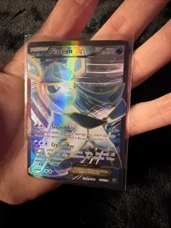 Pokemon TCG Glaceon EX Full Art Ultra Rare Holo Card 116/124 Fates Collide - Image 3