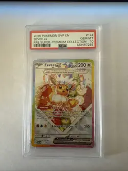 Eevee ex 174 Sv: Scarlet & Violet Promo Cards Holo PSA 10 - Image 1