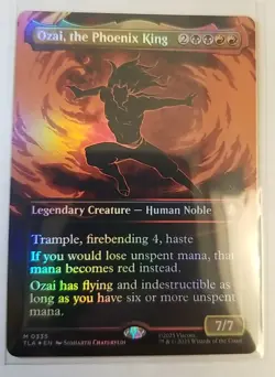 Ozai, the Phoenix King (0335) - Foil - Borderless MTG Avatar: The Last Airbender - Image 1