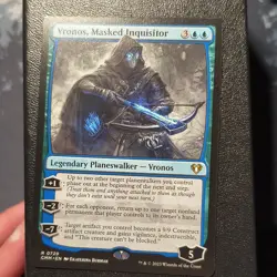 Magic: The Gathering Vronos Masked Inquisitor Commander Masters 0729 Blue Foil … - Image 1