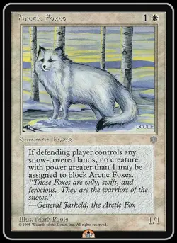 Artic Foxes - Ice Age - Near Mint **GamerzSphere** - Image 1