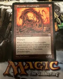 Phyrexian Dreadnought Mirage MtG 1996 NM-/VG+ - Image 1