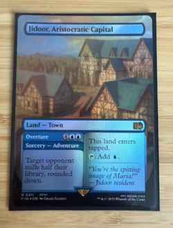 MTG: Jidoor, Aristocratic Capital (Borderless) Final Fantasy Foil NM - Image 1