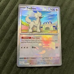 Pokemon Prismatic Evolutions Furfrou Master Ball Holo 088/131 NM - Image 1