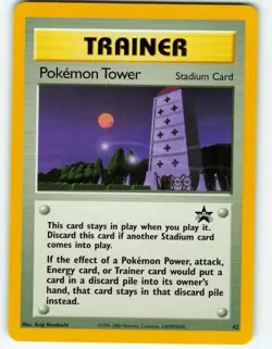 Pokemon Tower - #42 WOTC Black Star Promo - Pokemon TCG - 2000 - Image 1