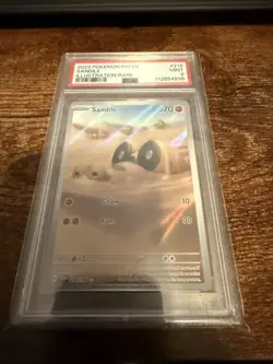 Pokemon PSA 9 Sandile 216/198 Scarlet & Violet Illustration Rare 2023 - Image 4