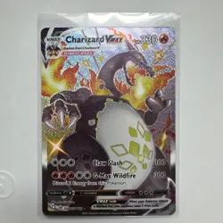 Charizard VMAX SV107/SV122 Shining Fates Shiny Holo Rare Pokemon TCG - Image 1
