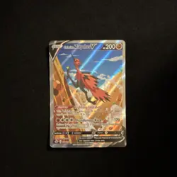 Pokemon Galarian Zapdos V Full Art Holo Ultra Rare 174/198 Chilling Reign 200 HP - Image 1