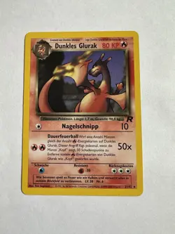 German Dark Charizard Team Rocket Pokemon #21/82 Dunkles Glurak NM/LP+ Non Holo - Image 1