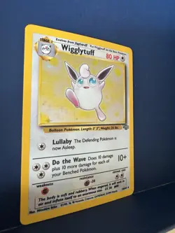 Pokemon TCG Wigglytuff Jungle 16/64 Unlimited Holo Rare LP - Image 2
