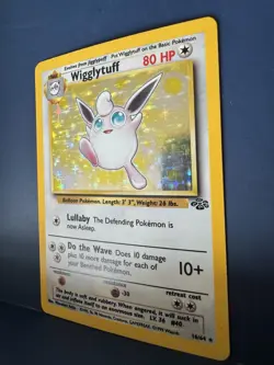 Pokemon TCG Wigglytuff Jungle 16/64 Unlimited Holo Rare LP - Image 3