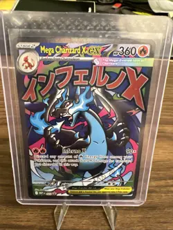 2025 Pokemon MEP Mega Charizard X ex #023 Promo - Image 1