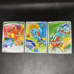 Pokemon TCG First Partner Illustration Collection Series 1 Kanto GEN 1 Starters - Image 1