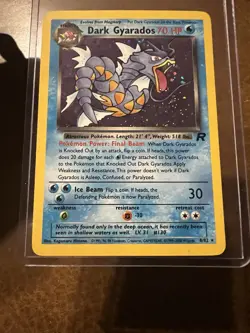 Dark Gyarados 8/82 Team Rocket Holo - LP Pokemon TCG Vintage NM - Image 2