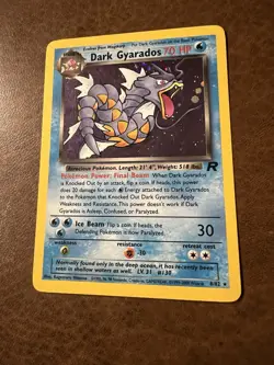 Dark Gyarados 8/82 Team Rocket Holo - LP Pokemon TCG Vintage NM - Image 5