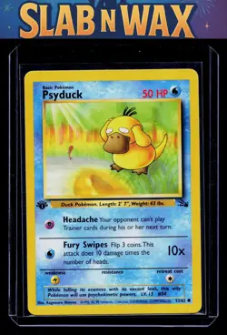 Pokemon tcg Fossil Psyduck #53/62 - Image 1