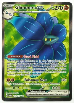 Glimmora ex 213/197 - Pokemon TCG - Obsidian Flames - Ultra Rare Holo - NM/M - Image 1