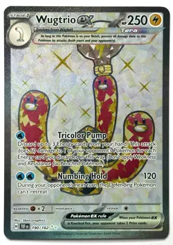 Wugtrio ex 190/162 - Pokemon TCG - Temporal Forces Ultra Rare Full Art Holo - Image 1