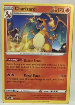 Pokemon McDonald’s Promo 2024 Charizard 001/015 M24 - Image 1