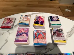 One Piece Card Game Lot 500 Cards SR Alt Art Adio, OP-14 + Assorted Sets EN + JP - Image 2