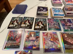 One Piece Card Game Lot 500 Cards SR Alt Art Adio, OP-14 + Assorted Sets EN + JP - Image 4