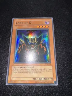 Lord of D. SDK-041​ Holo Unlimited Super Rare ​YuGiOh - MP - Image 3