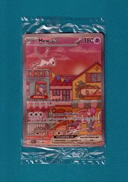 Mew EX SVP 053 Pokemon TCG Scarlet Violet 151 UPC Sealed Black Star Promo - Image 1