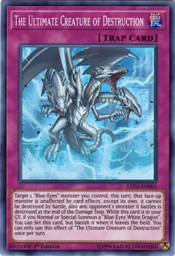 Yugioh! LP The Ultimate Creature Of Destruction - LED3-EN005 - Super Rare - 1st - Image 1
