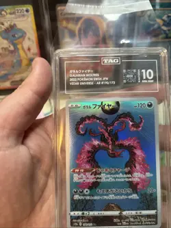 Pokemon Galarian Moltres 190/172 VSTAR Universe Japanese TAG 10 Gem Mint - Image 2